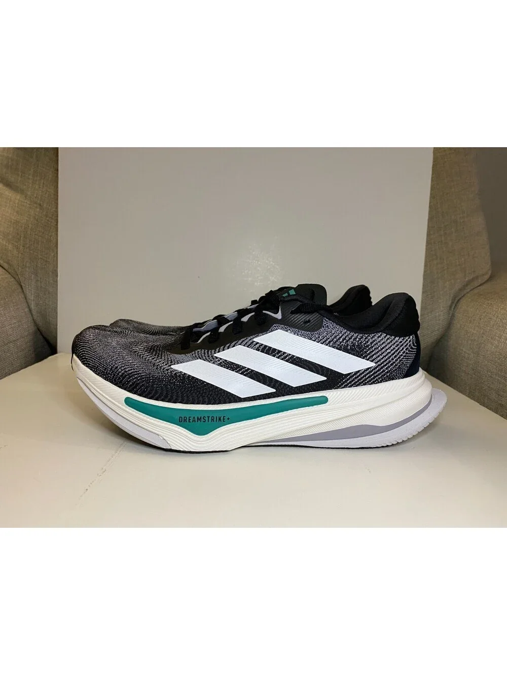 Adidas Supernova Prima 2 JS1887 Mens Sneaker US 8.5 Black White Running Shoes